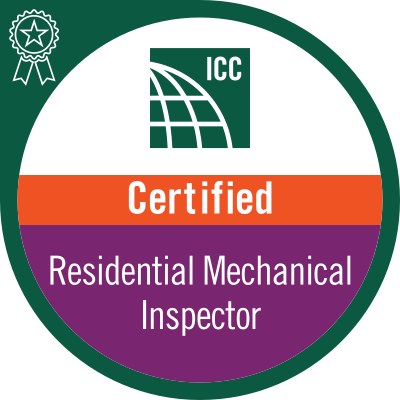 Residential Mechanical Inspector Badge